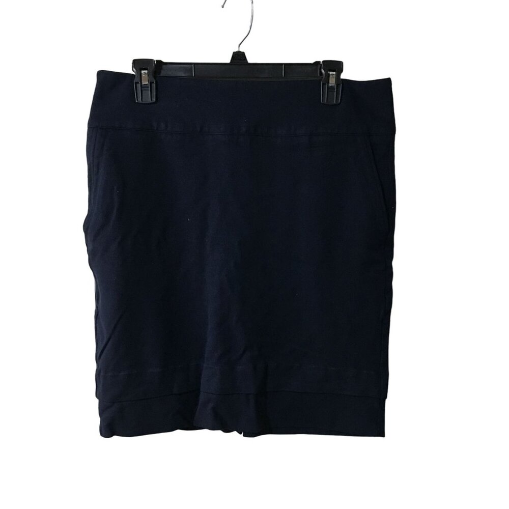 CABI SKIRT STYLE #5051 NAVY BLUE PENCIL STRAIGHT SKIRT WOMENS SIZE 10